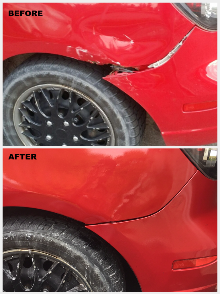 Dent and panel repair project