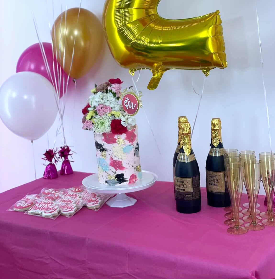 Arranged Food and Objects