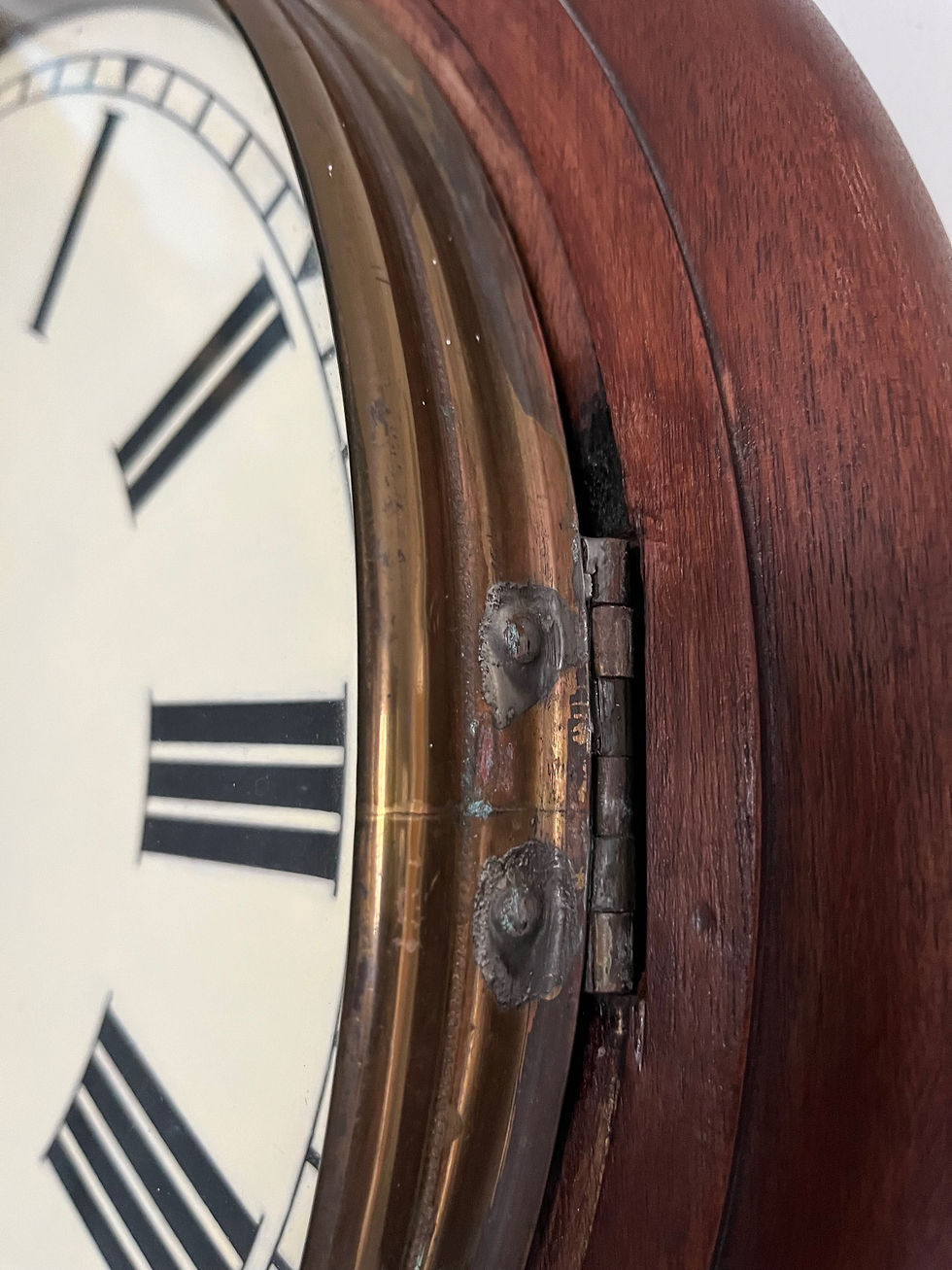 Thumbnail: Beautiful Working 1945 Dated Smiths Astral RAF/Army Mess Wall Clock Crows Foot