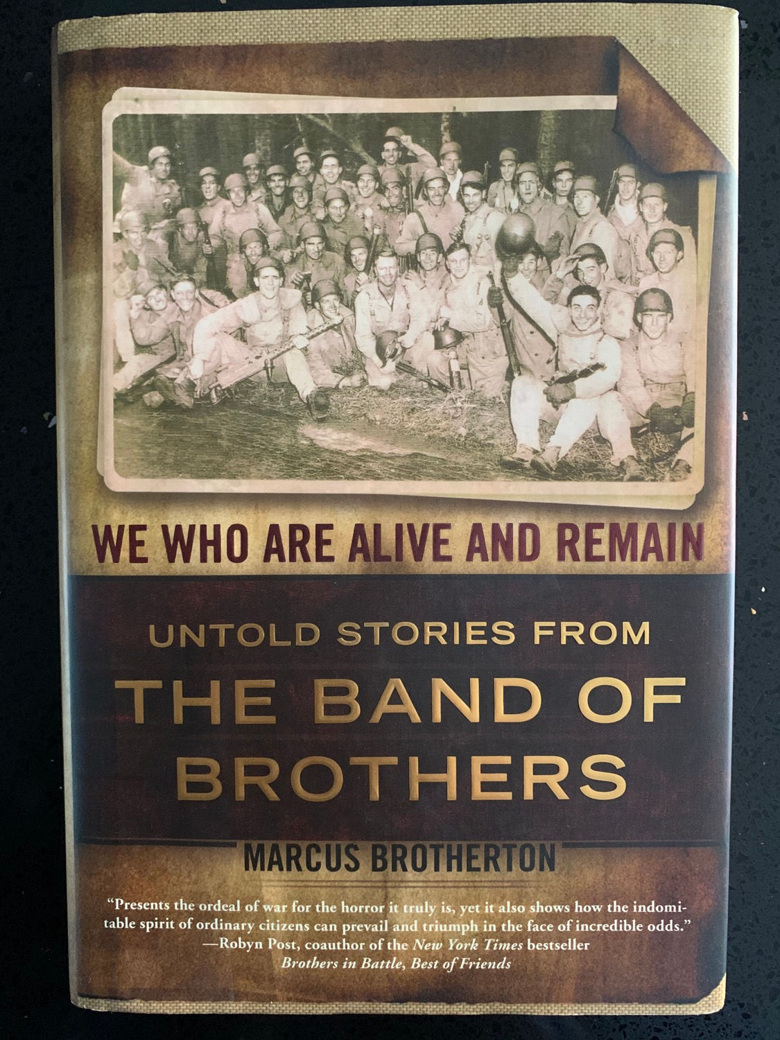 Band of Brothers Book Ed Tipper Signed Original Drawing Remarque 