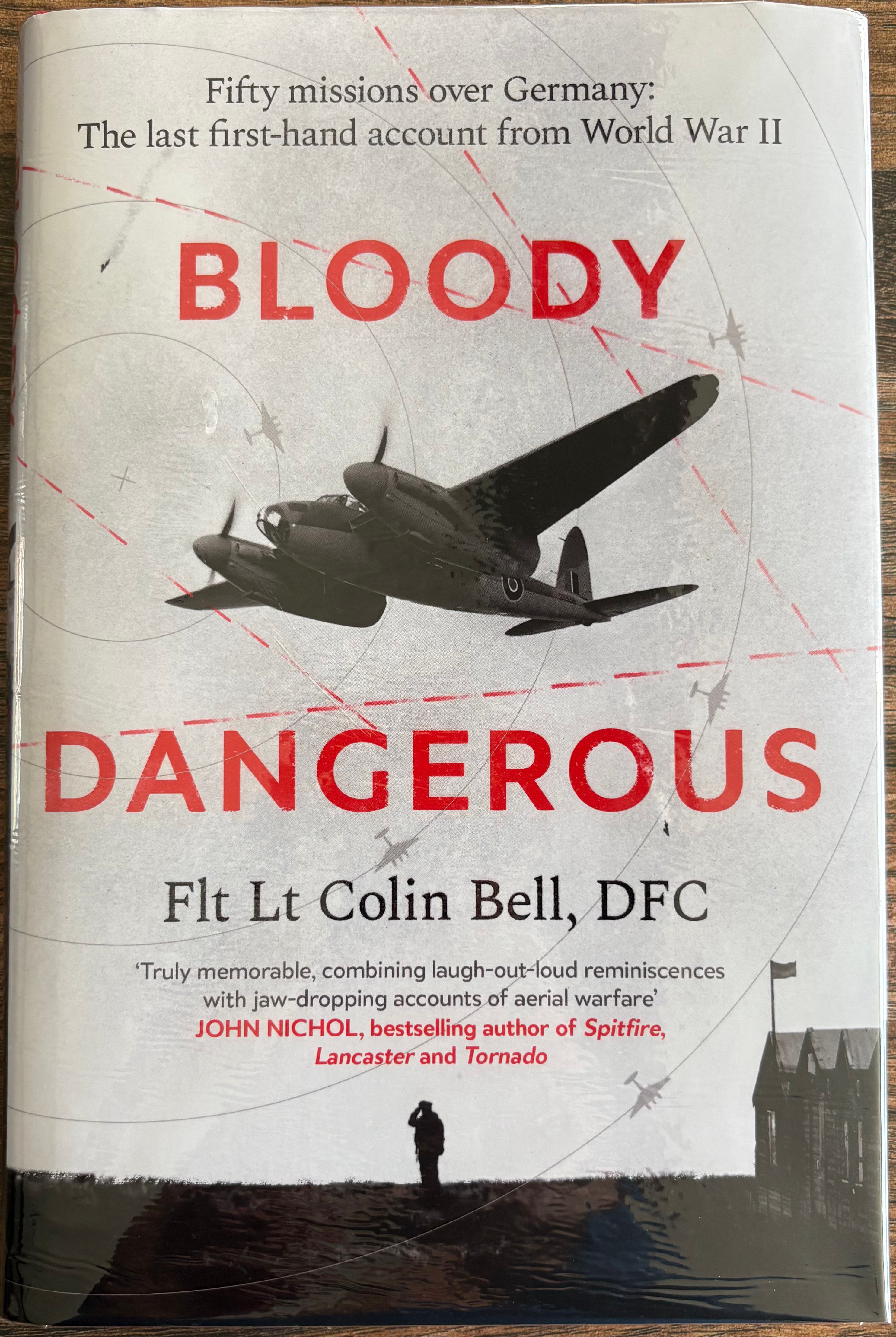 1st Ed Bloody Dangerous Colin Bell Signed & Original Drawing Remarque Mosquitoes