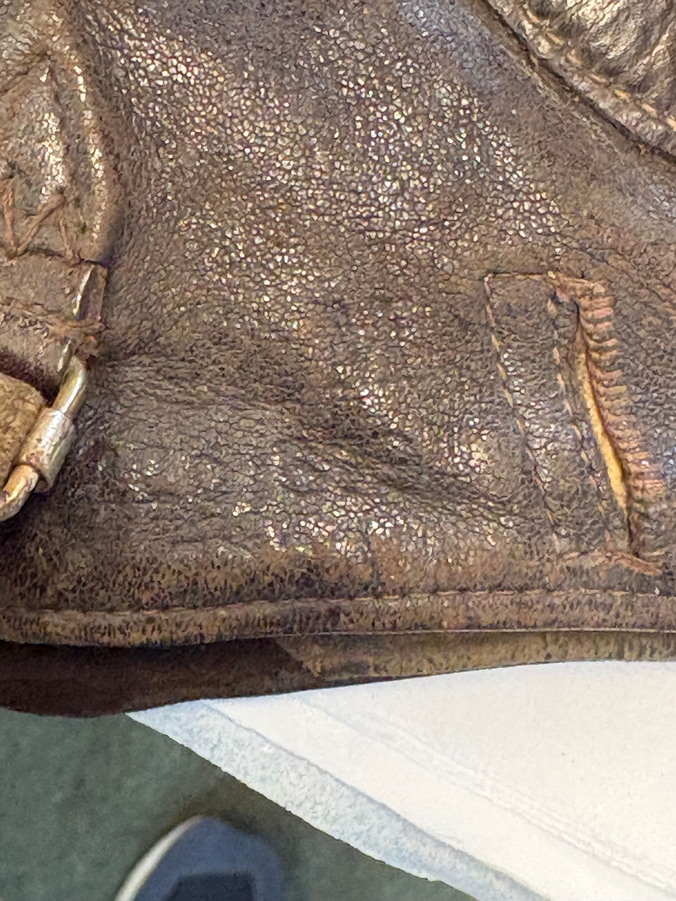 Thumbnail: Early 1st Pattern C-Type Helmet 22c/879 stamped Unwired Capped Ears with goggles