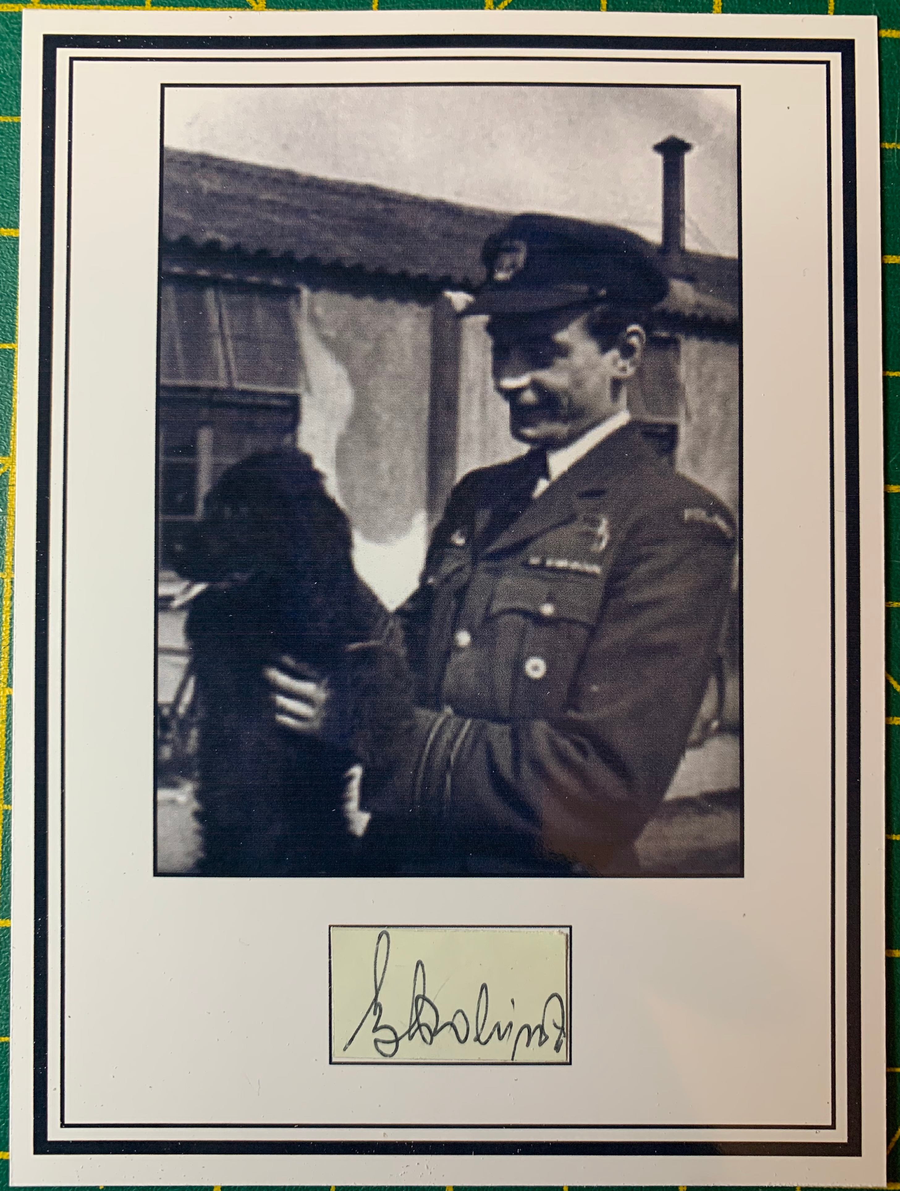 Polish Battle of Britain Ace ‘Gandi’ Drobinski Signed Bookplate