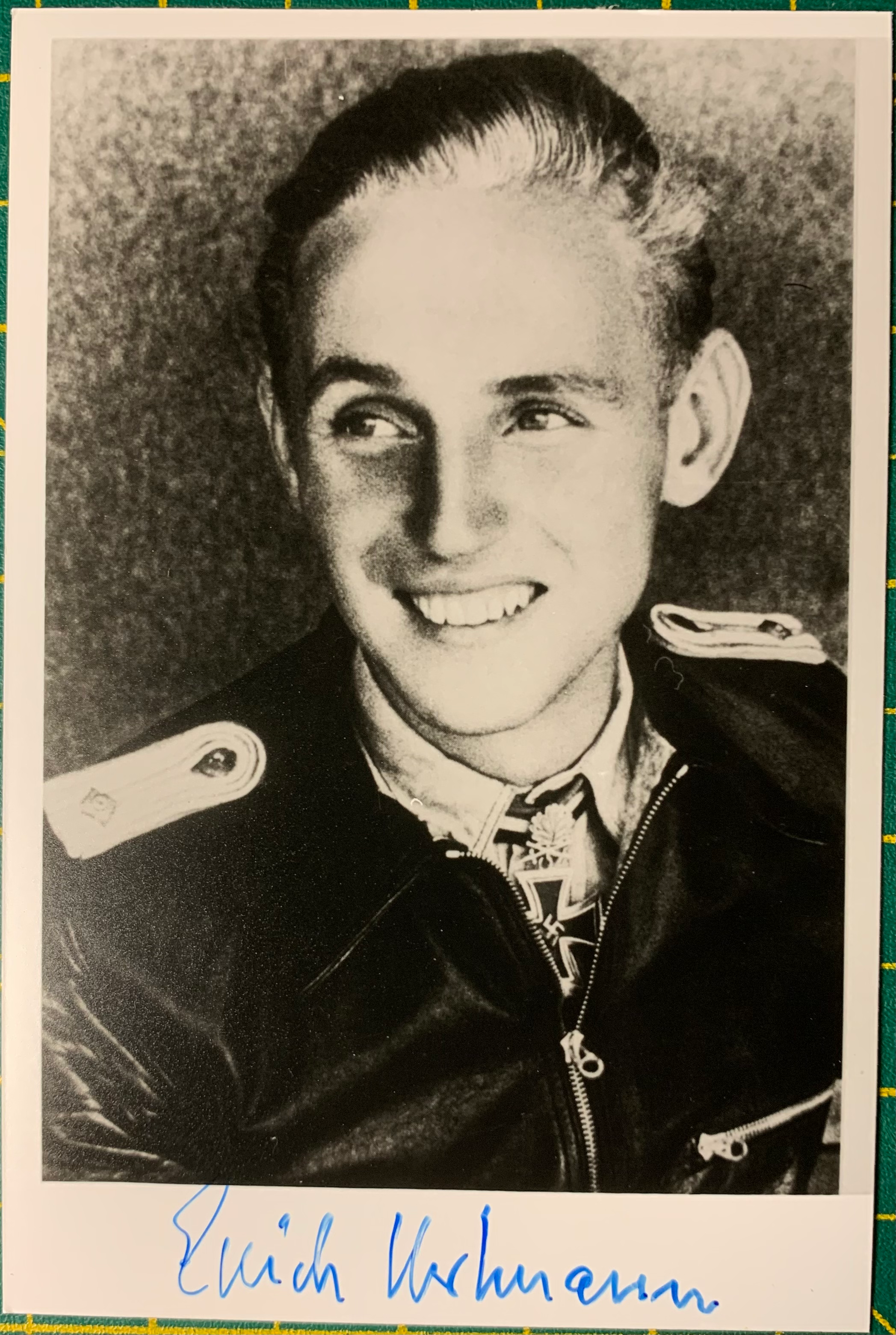 Highest Scoring Ace Erich Hartmann Signed Photograph