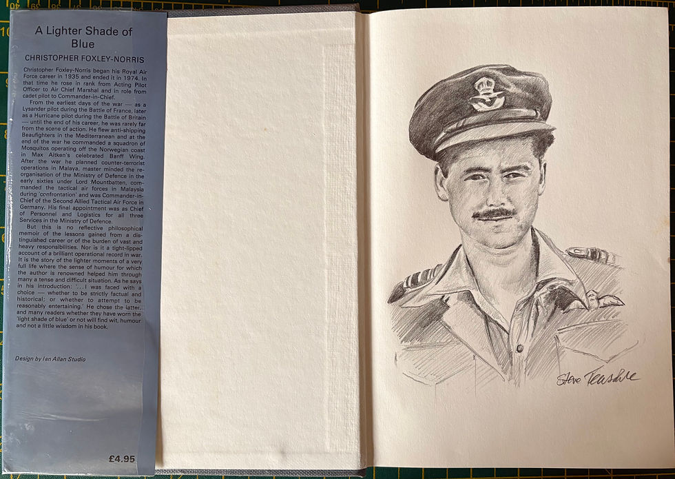 Thumbnail: Battle of Britain Memoir Signed & Original Drawing Remarque Foxley-Norris