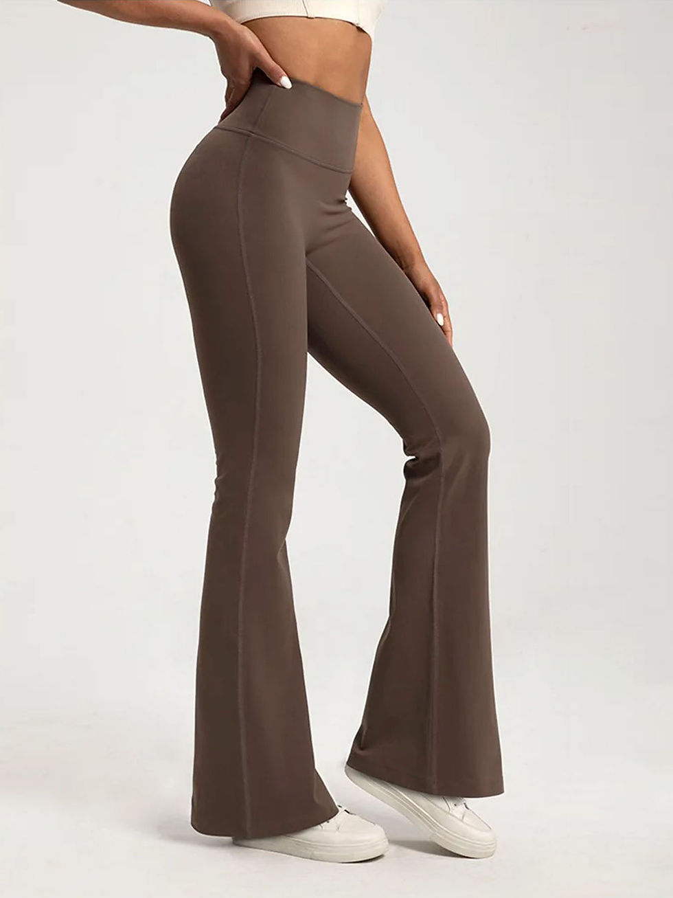 Thumbnail: SculptFit High-Waist Flare Leggings
