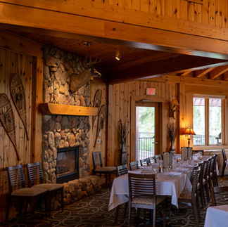 Antlers Kitchen + Wine Bar, restaurant interior, lodge dining, up north style, Breezy Point MN, Camp Nisswa