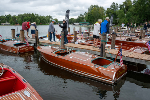 Scenes from the 2025 Gull Lake Classic at Bar Harbor Supper Club — a celebration of craftsmanship, history, and the timeless beauty of race boats on Gull Lake.