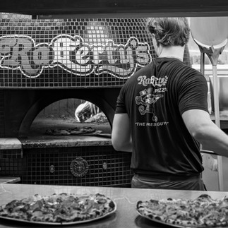 Bror describes Carter Holtzleicer as the woodfire master at Rafferty’s Crosby — someone who has been with the location since day one and has truly mastered the craft.