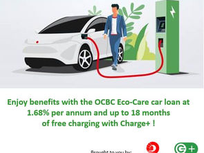 Charge+ & OCBC launch attractive combination of EV loans and free charging