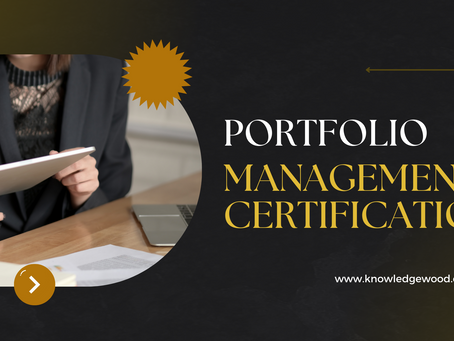 The Importance of Portfolio Management Certification
