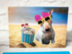 Greetings Card "Beach Bum"