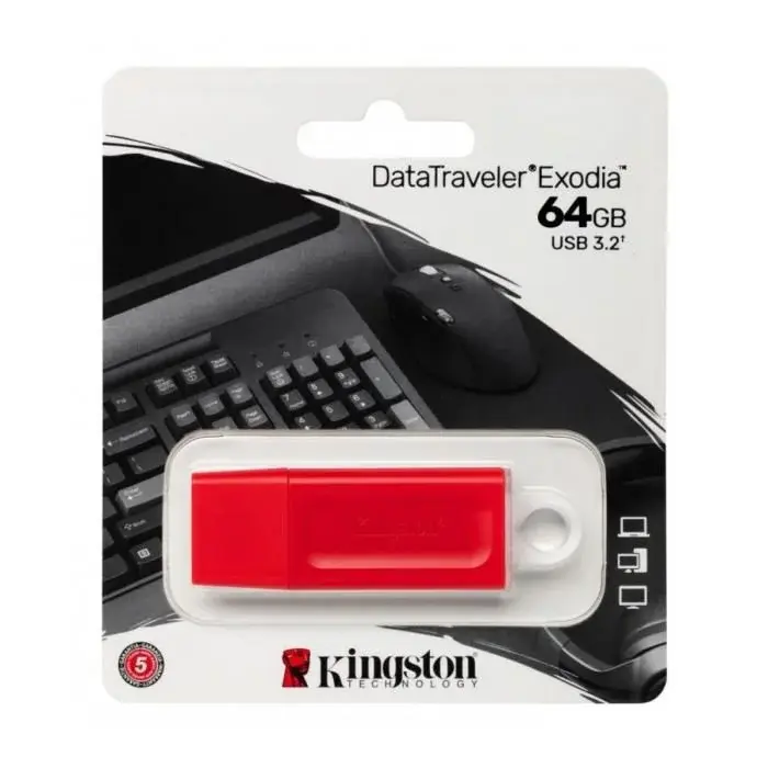 Memoria Flash USB DataTraveler Exodia 64GB KINGSTON