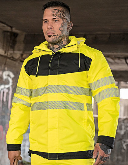 EOS Hi-Vis Workwear Parka With Printing Area KX1004