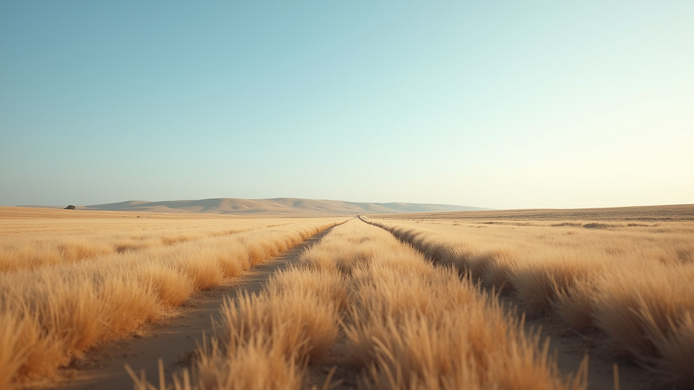 Wide angle view of open land with clear sky in Heber-Overgaard