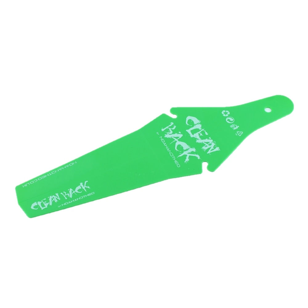 CLEAN BACK Rear Foldable Fender Mudguard GREEN