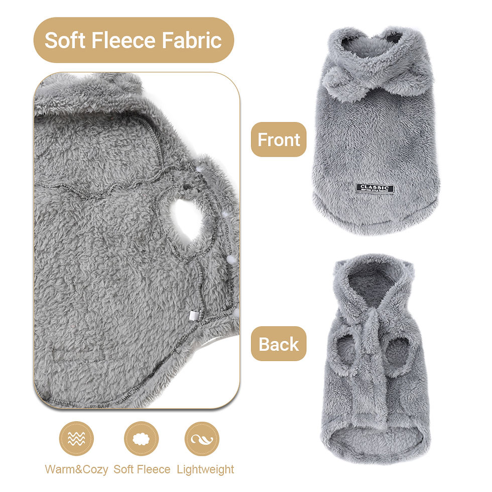 Thumbnail: Soft Fleece Pet Clothes