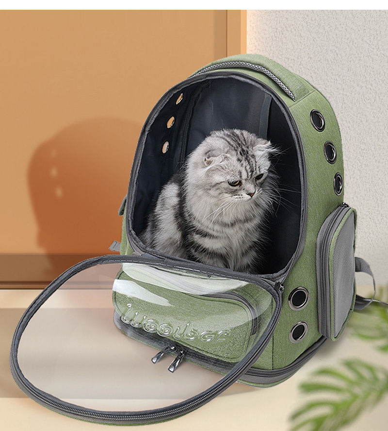 Thumbnail: Transparent Pet Cat Carrier Bag