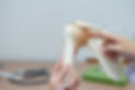 Medical and orthopedic concept, Closeup