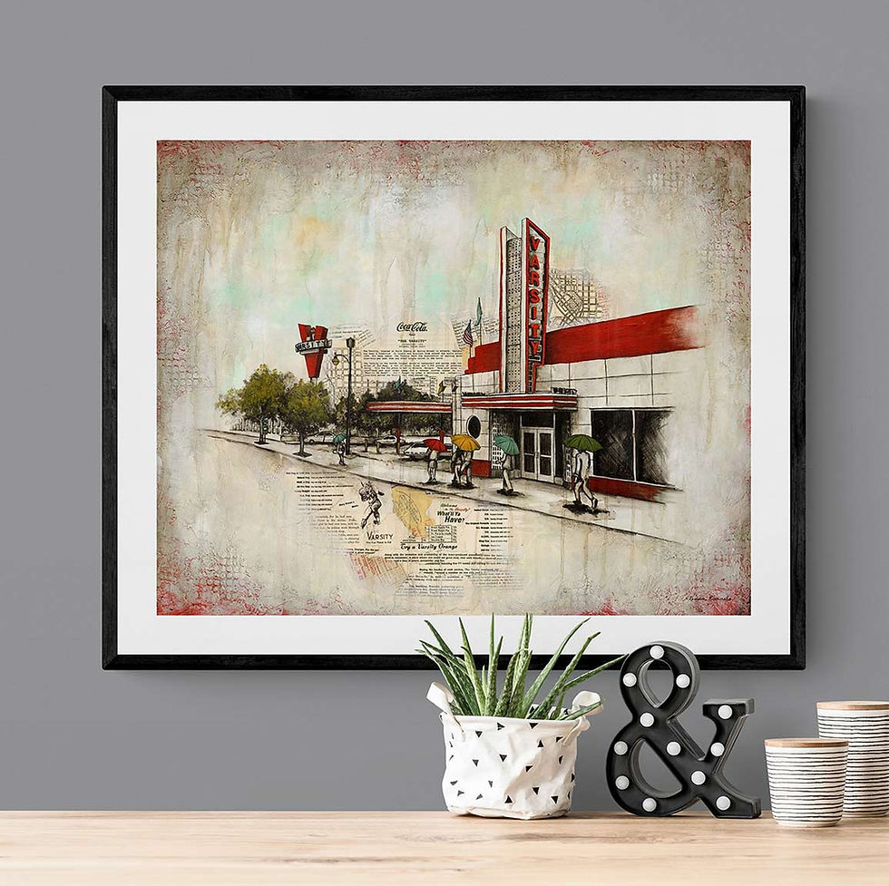 Thumbnail: The Varsity - Limited Edition Giclée
