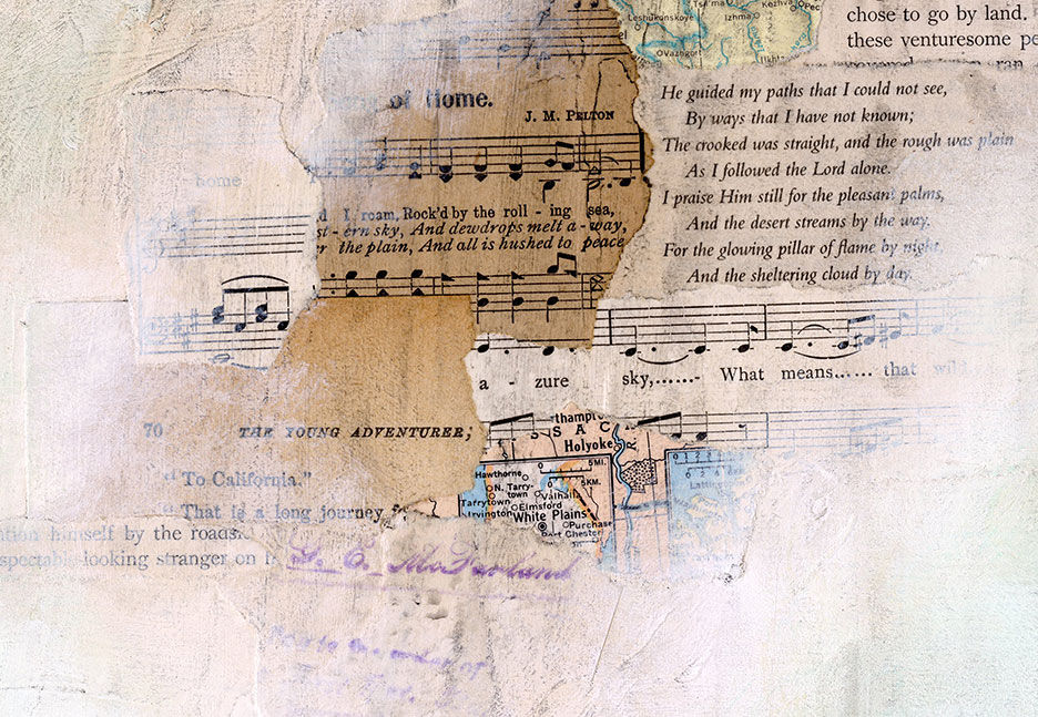 Thumbnail: Ramblers' Journey - 24"x30" Original Mixed Media Painting