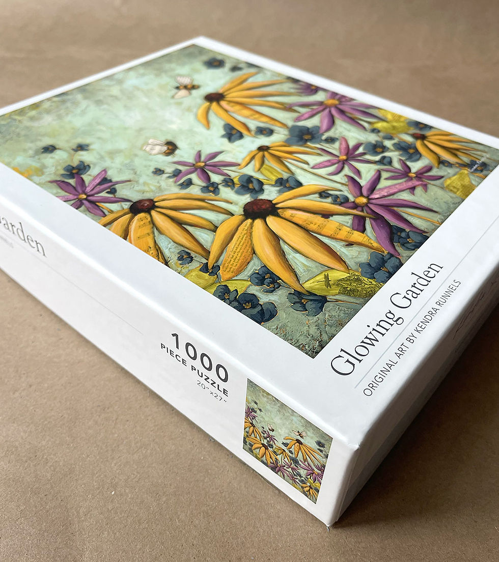 Thumbnail: "Glowing Garden" 1000 Piece Puzzle