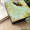 Thumbnail: Bee Study 1 - Original Mixed Media Painting - 5"x5"