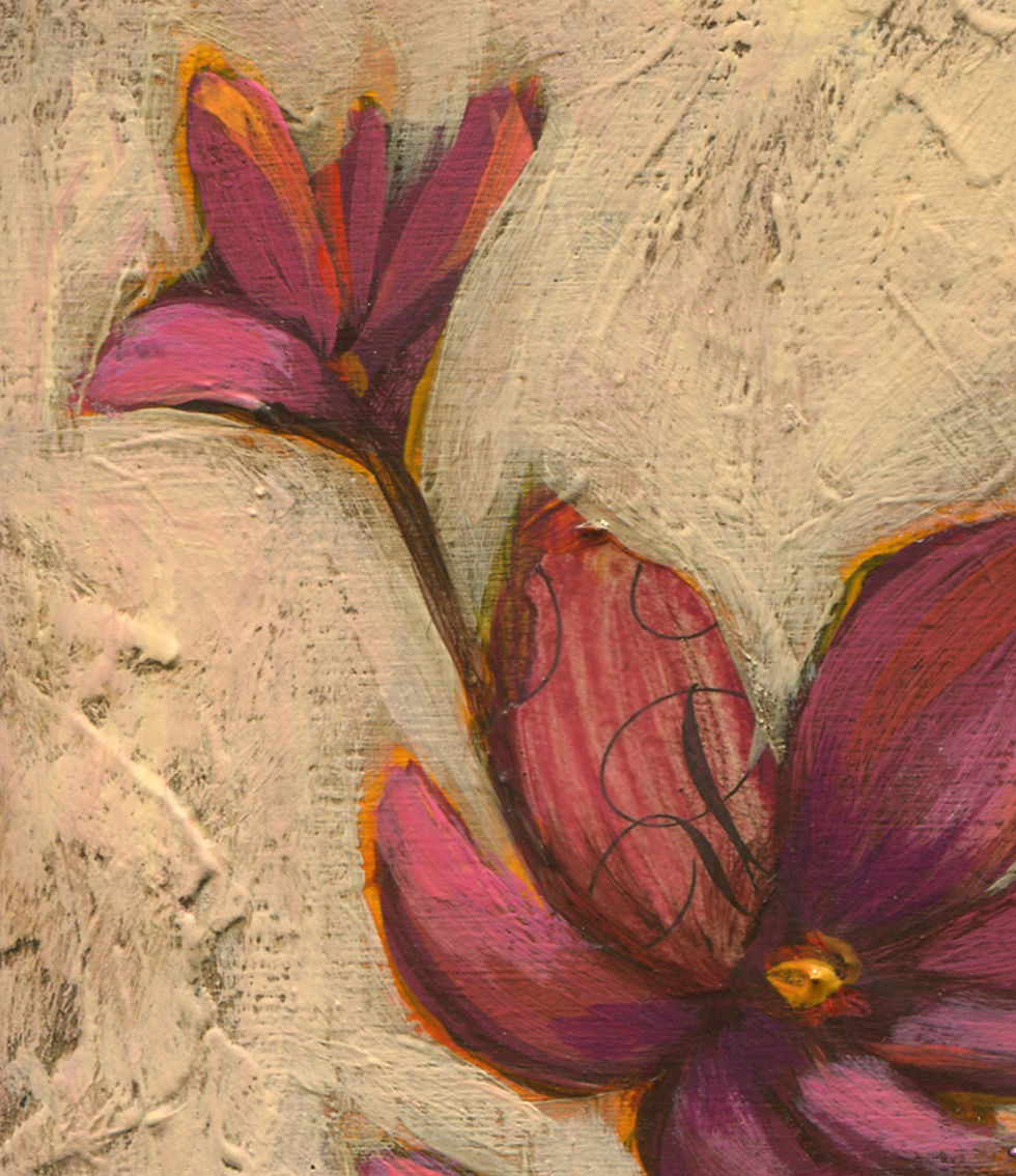 Thumbnail: Singing In The Chorus - Original Mixed Media Painting