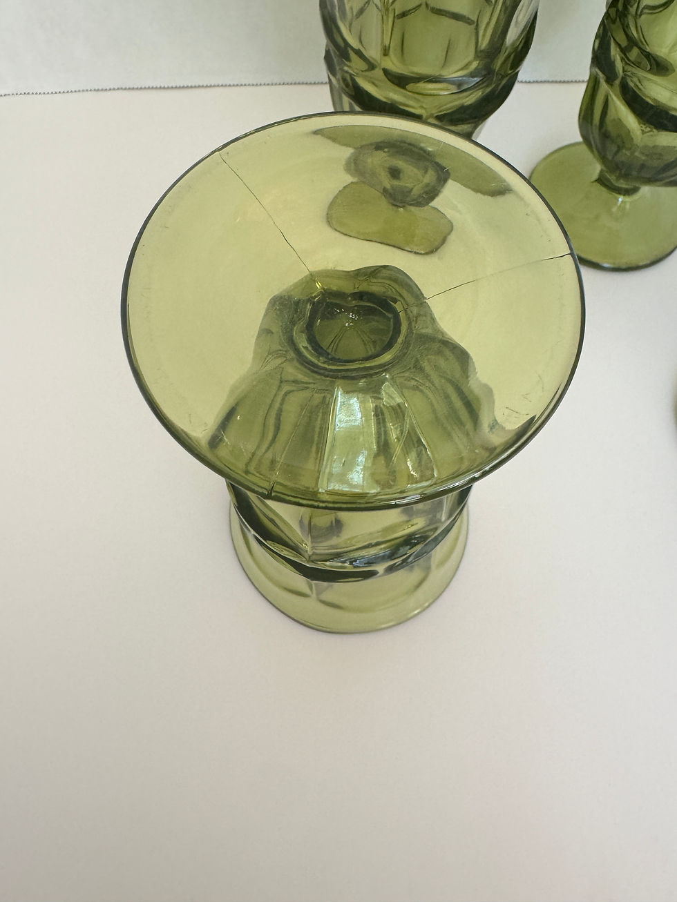 Thumbnail: Fostoria Argus Green 6.5 In Tea Tumbler