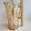 Thumbnail: Vintage Jeanette Amber Carnival Glass Marigold Pitcher