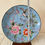Thumbnail: Vintage Blue and Pink Floral Birds Andrea by Sedak Famille Rose Medallion Plate