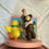 Thumbnail: 1986 Wooden Music Box Baby Things by Dakin Maypole Musical Rare Find Vintage