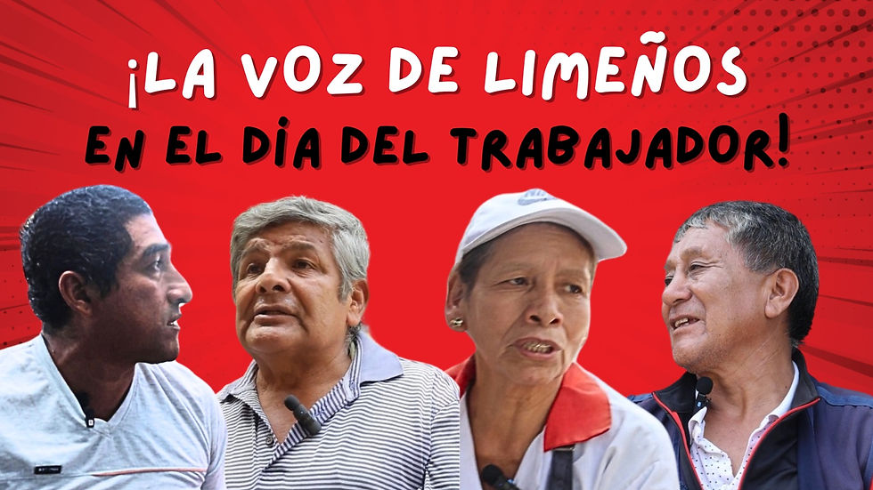 Trabajadores llimeños | Fuente Elaboración propia