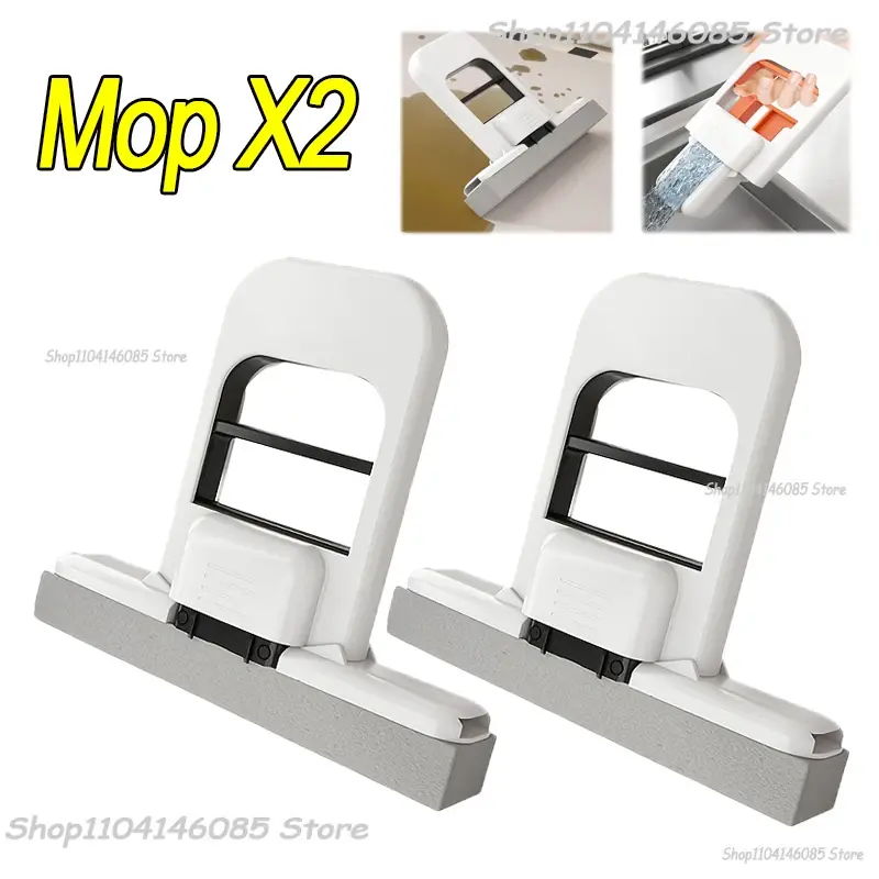 Miniatura: Mini Mop Portátil Absorvente – Rodo de Limpeza Retrátil
