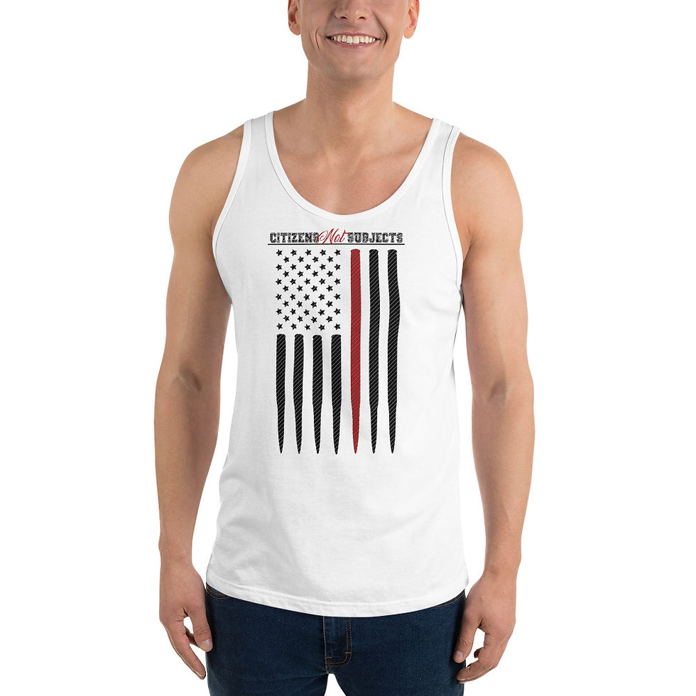 Thumbnail: Thin Red Line Unisex Tank Top