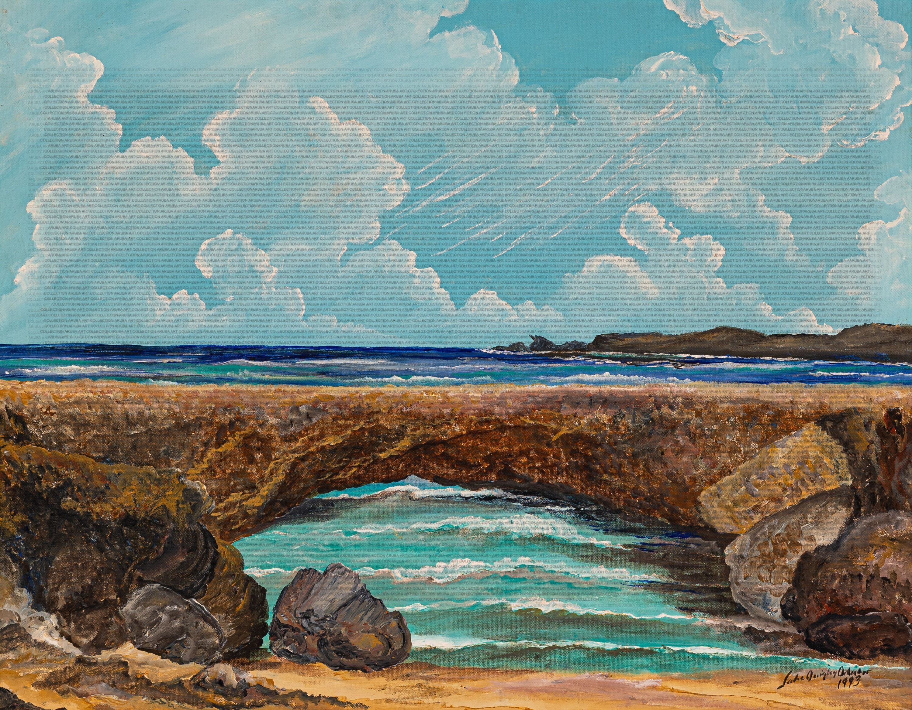 Old Natural Bridge 1993 by Julie Quigley - Oduber