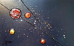 Peinture originale du peintre Jérôme Spiesser. Achat possible. Un petit prix pour une super idée de cadeau de noël!