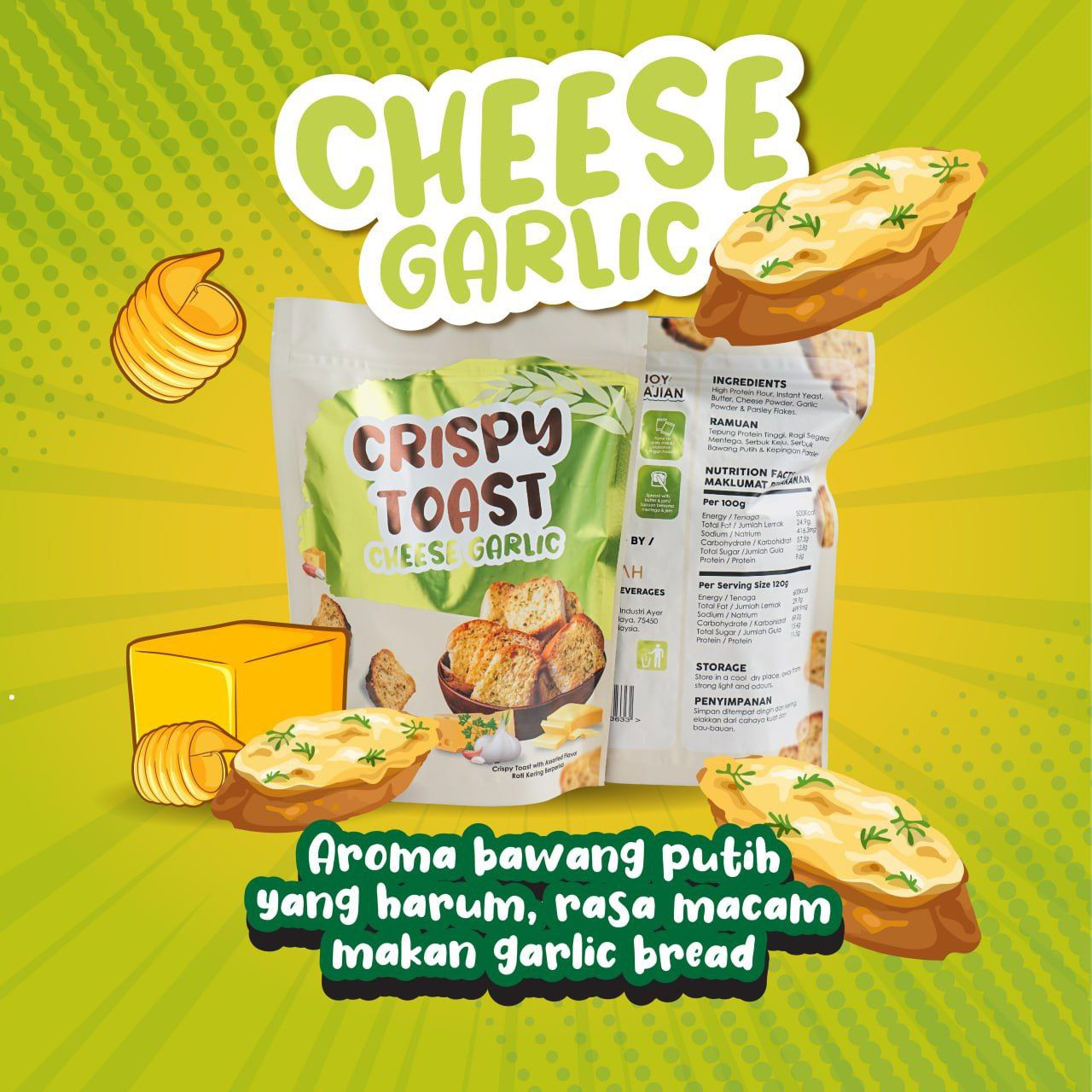 CHEESE GARLIC