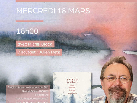 18 mars 2026, 18h - Conférence-rencontre