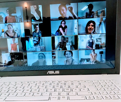 Team danse orientale Zoom avec Vélina sept-20