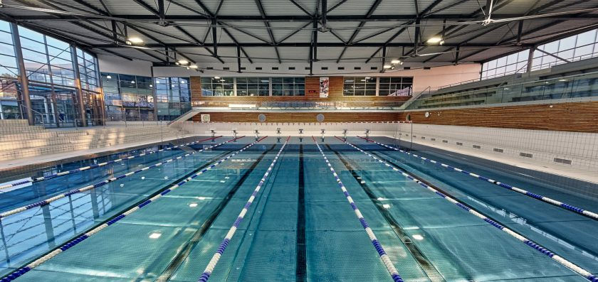 Piscine située à coté du campus de Vichy Pro Soccer Academy