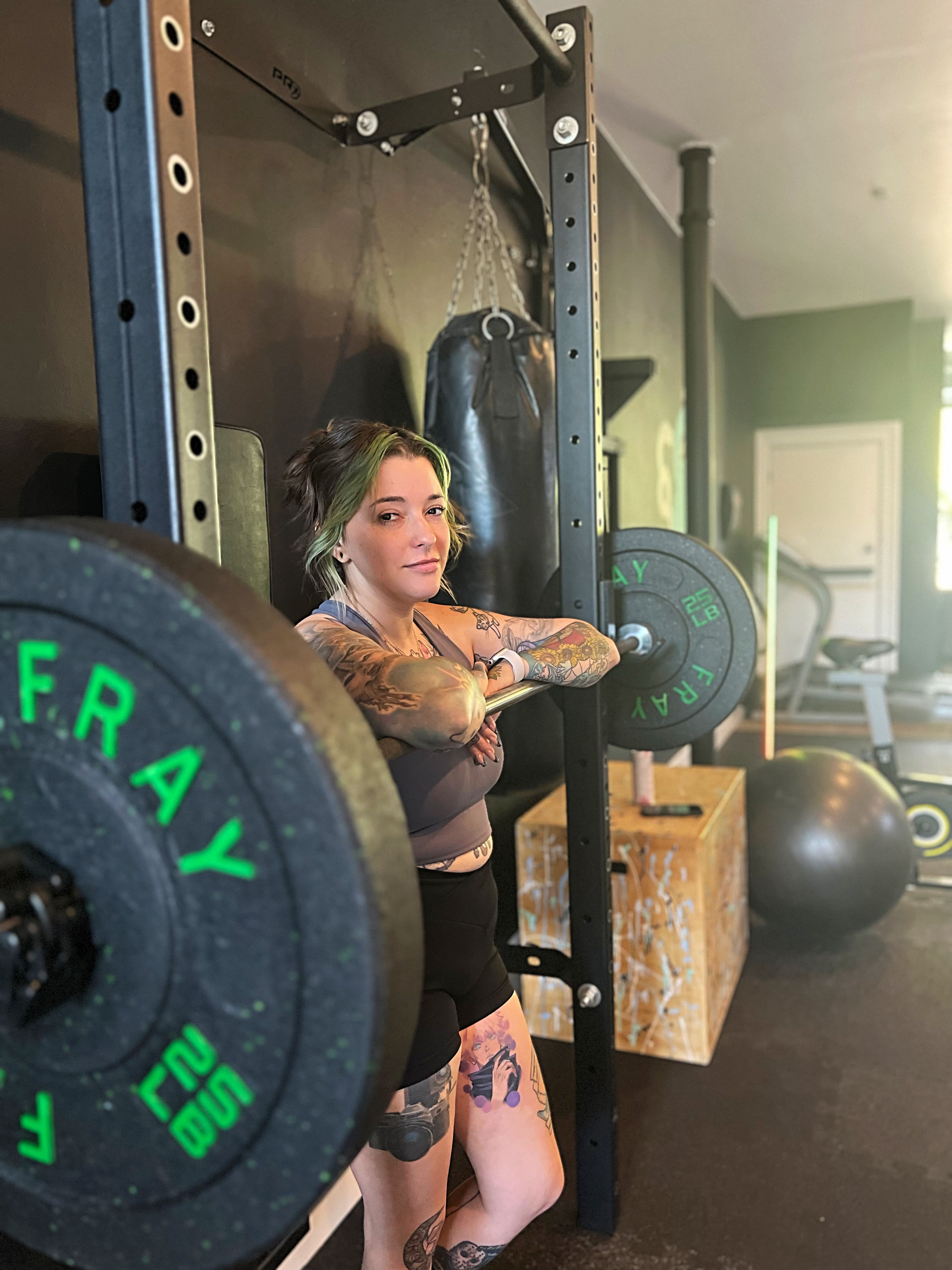 Coach Mischka in the gym
