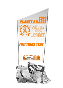 Planet Award 2020 für den Titel Autor des Jahres!