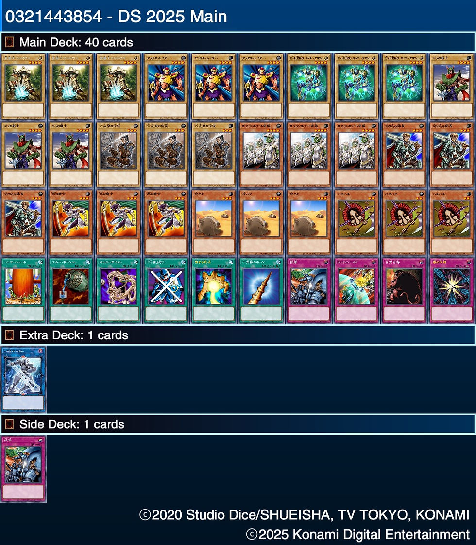 Yu-Gi-Oh! Duel Spirits 2025