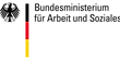 Logo des Bundesministeriums für Arbeit und Soziales.