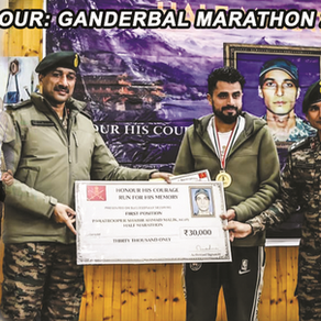 RUN FOR HONOUR: GANDERBAL MARATHON 2026