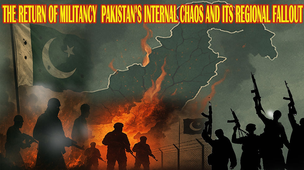 THE RETURN OF MILITANCY: PAKISTAN’S INTERNAL CHAOS AND ITS REGIONAL FALLOUT