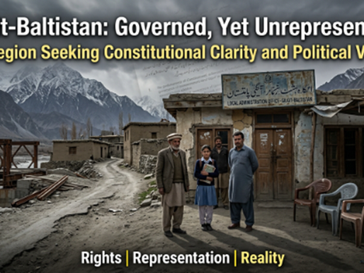 A detailed analytical article examining the constitutional and governance status of Gilgit-Baltistan within Pakistan. The text discusses the region’s strategic location, historical background since 1947, governance through executive orders rather than constitutional integration, limited political representation, judicial structure, rights concerns, resource management, and ongoing debates over provincial status, autonomy, and democratic inclusion.