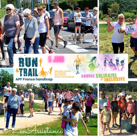 Evénement solidaire RUN & TRAIL en soutien à APF Handicap