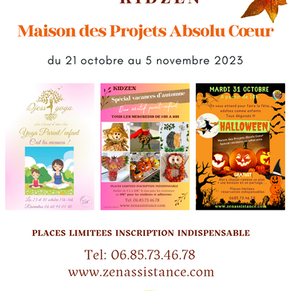 Activités des vacances de la Toussaint